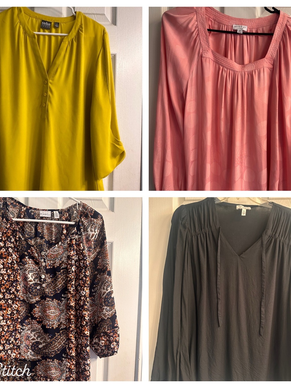 Long Sleeve Work Blouse Bundle